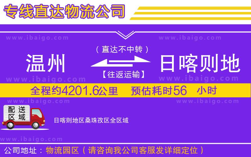 溫州到日喀則地區(qū)桑珠孜區(qū)貨運(yùn)公司