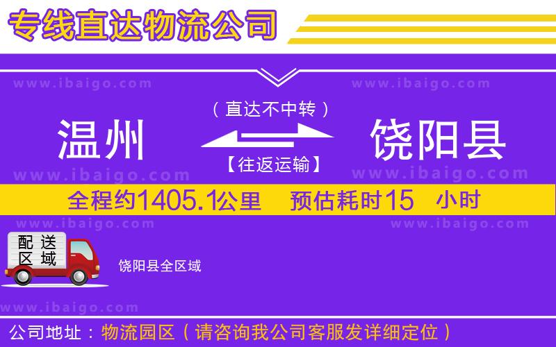 溫州到饒陽(yáng)縣貨運(yùn)